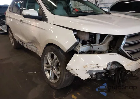 2017 Ford Edge Titanium z USA, uszkodzony, nr VIN 2FMPK4K97HBC28448